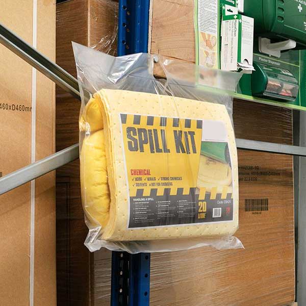 20 Liter Chemical Handy Bag Yellow Spill Kit