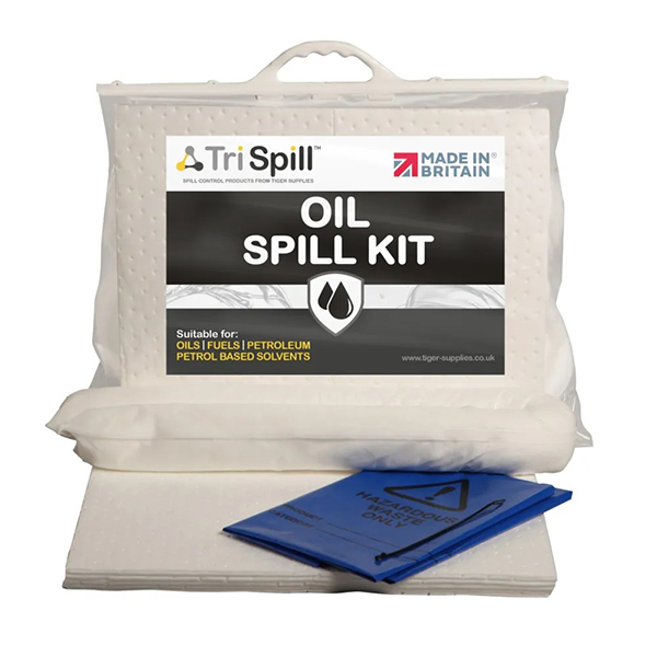 Eco Friendly Oil Spill Kit Suitable for Absorbing Oil, Fuels and Solvents