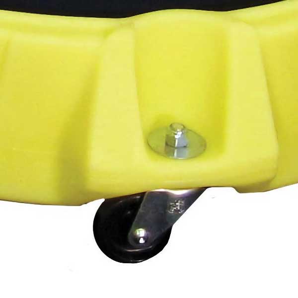 Heavy Duty Plastic Yellow Spill Scooter 