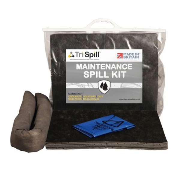 Maintenance Spill Kit Clip Top Bag Disposable Spillage Kit