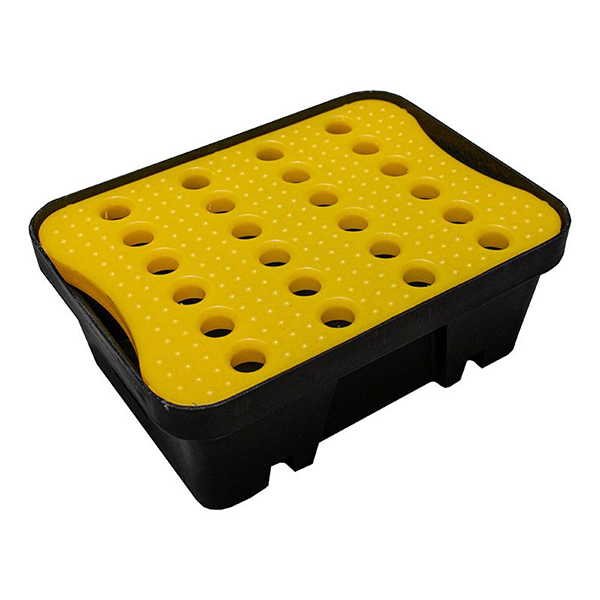 Efficient Spill Containment and Drainage Solution Polyethylene Spill Tray with Grid