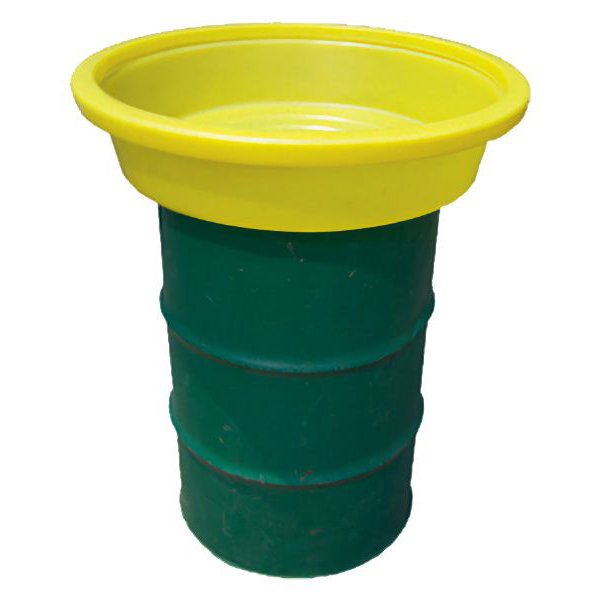 Yellow Polyethylene Funnel Drum